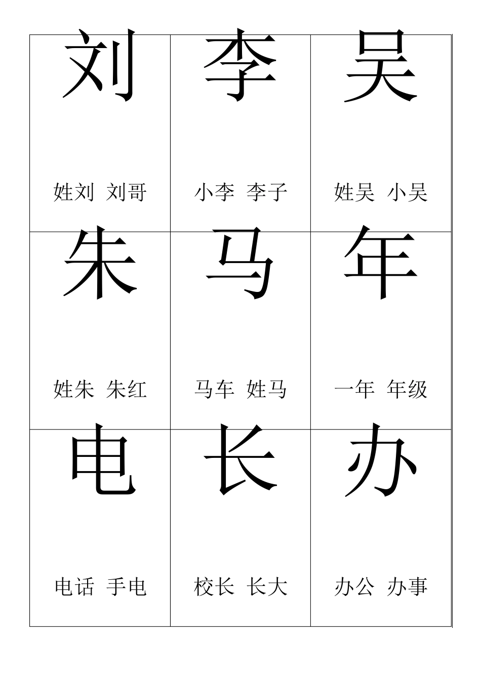 生字卡片模板_第3页
