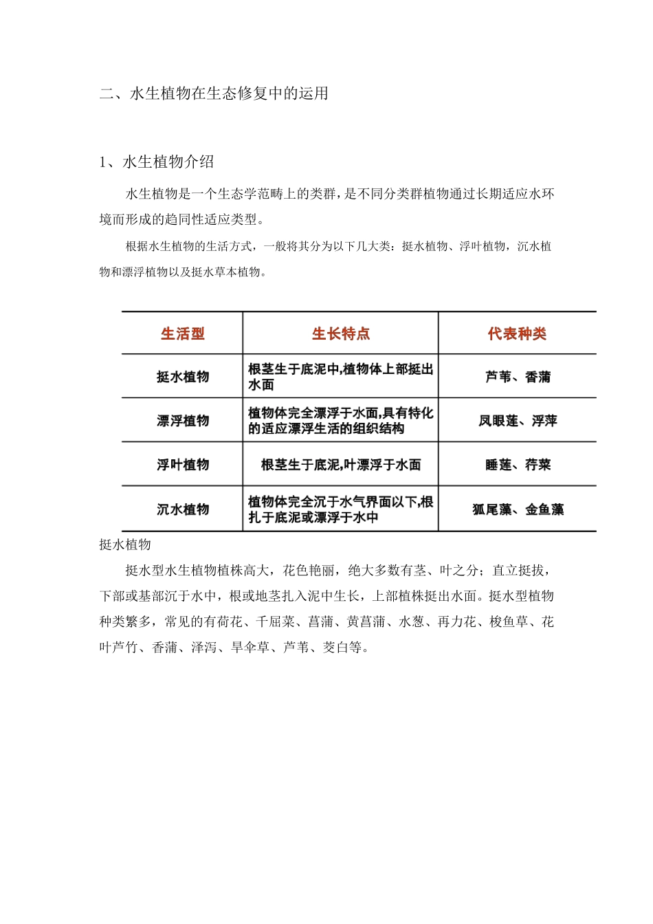 生态修复中水生植物的运用_第3页