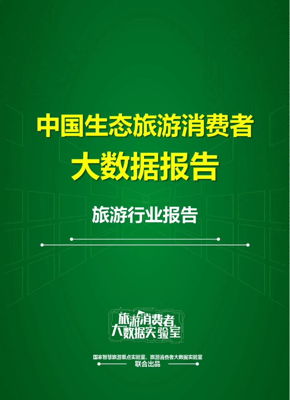 生态旅游大数据报告_第1页