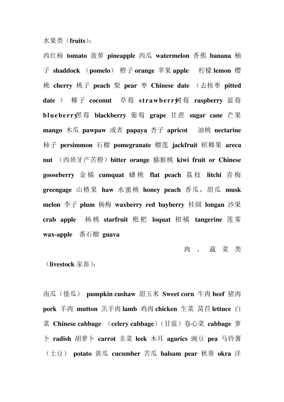 生活中的物品英语_第1页