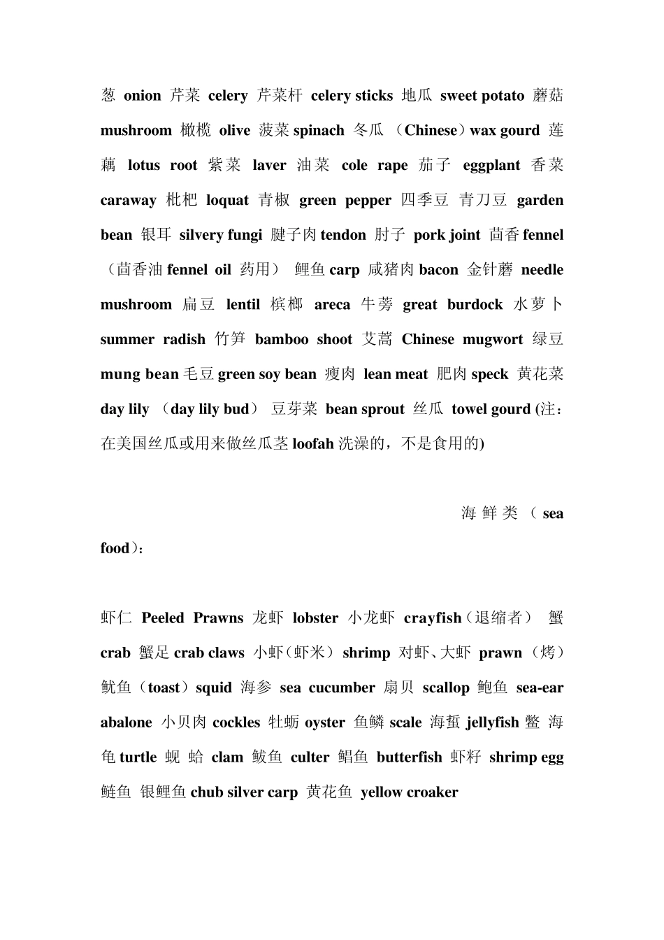 生活中的物品英语_第2页