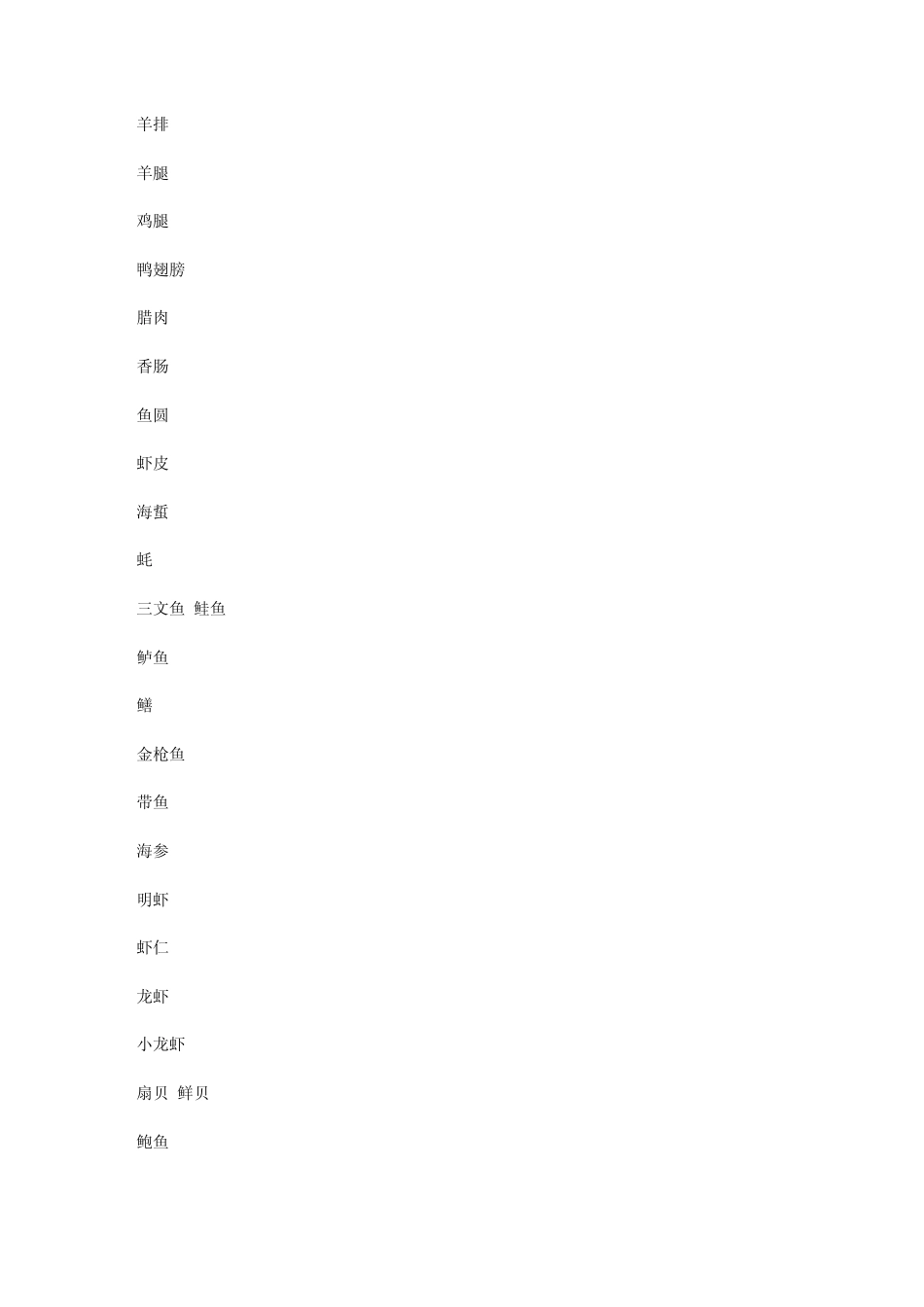 生活英语单词大全文库_第2页