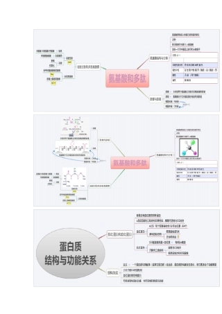 生物化学思维导图