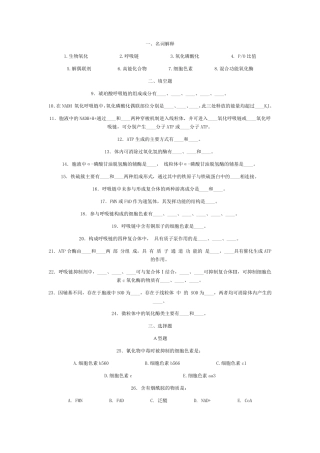 生物化学试题及其答案3