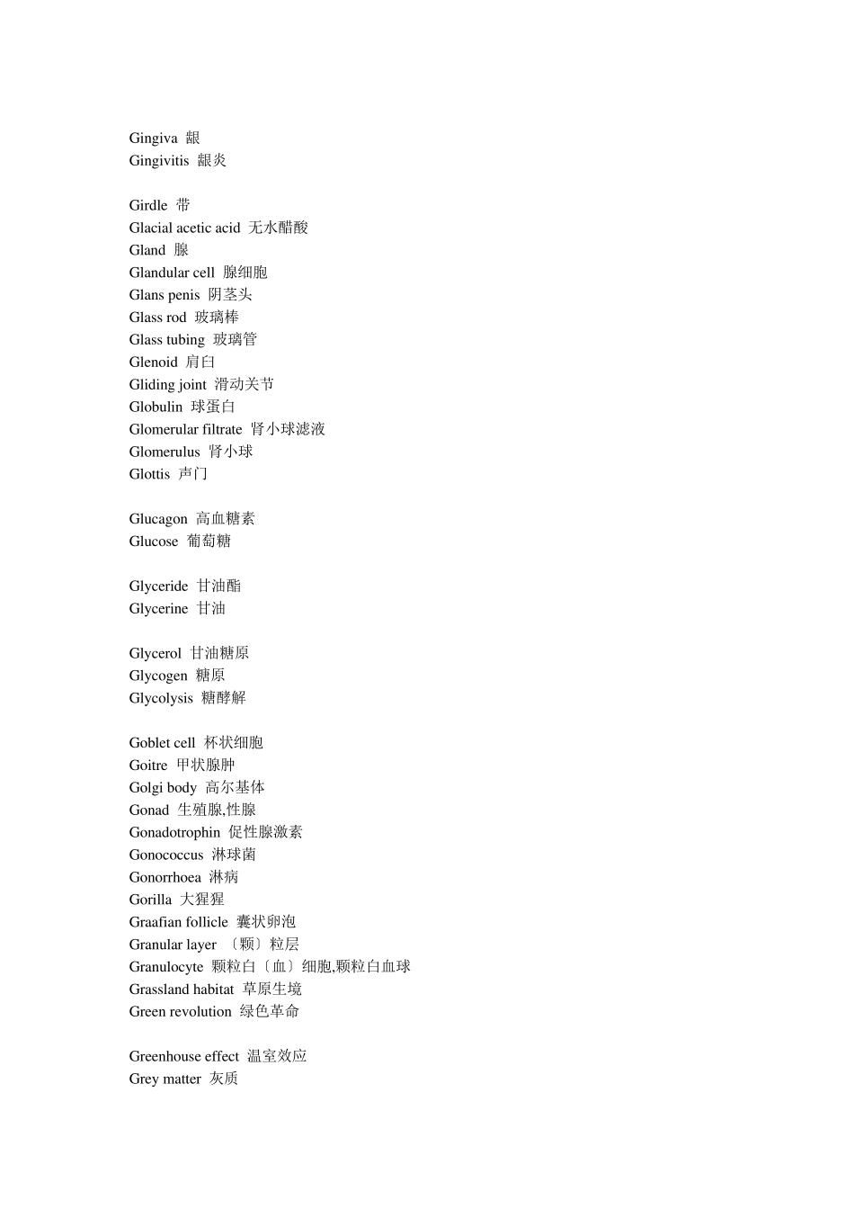 生物学专业词汇_第2页