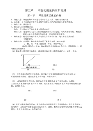 生物必修一第五章知识点总结全