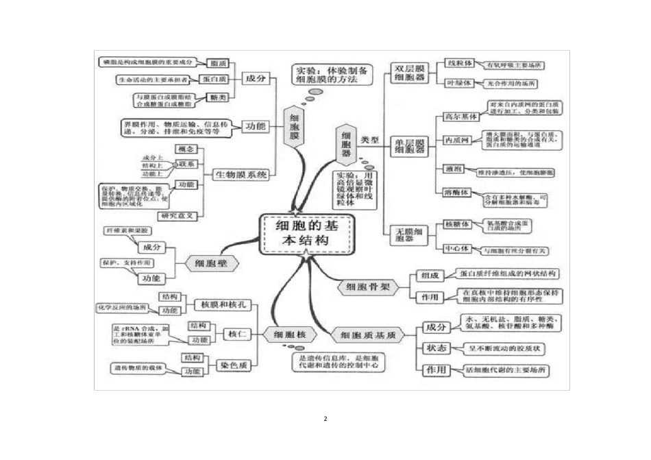 生物思维导图_第2页