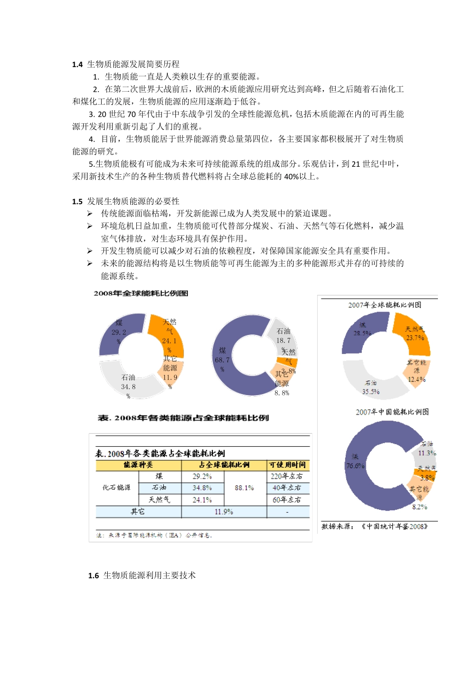 生物质能源特点及发展状况_第3页