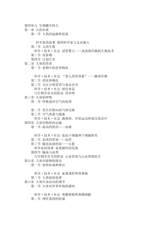 生物：人教版PDF电子课本(7册含新新教材)初中年级下59