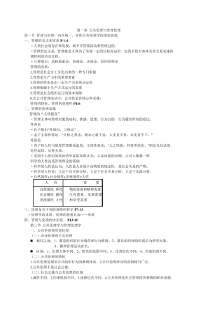 第一章公共伦理与管理伦理