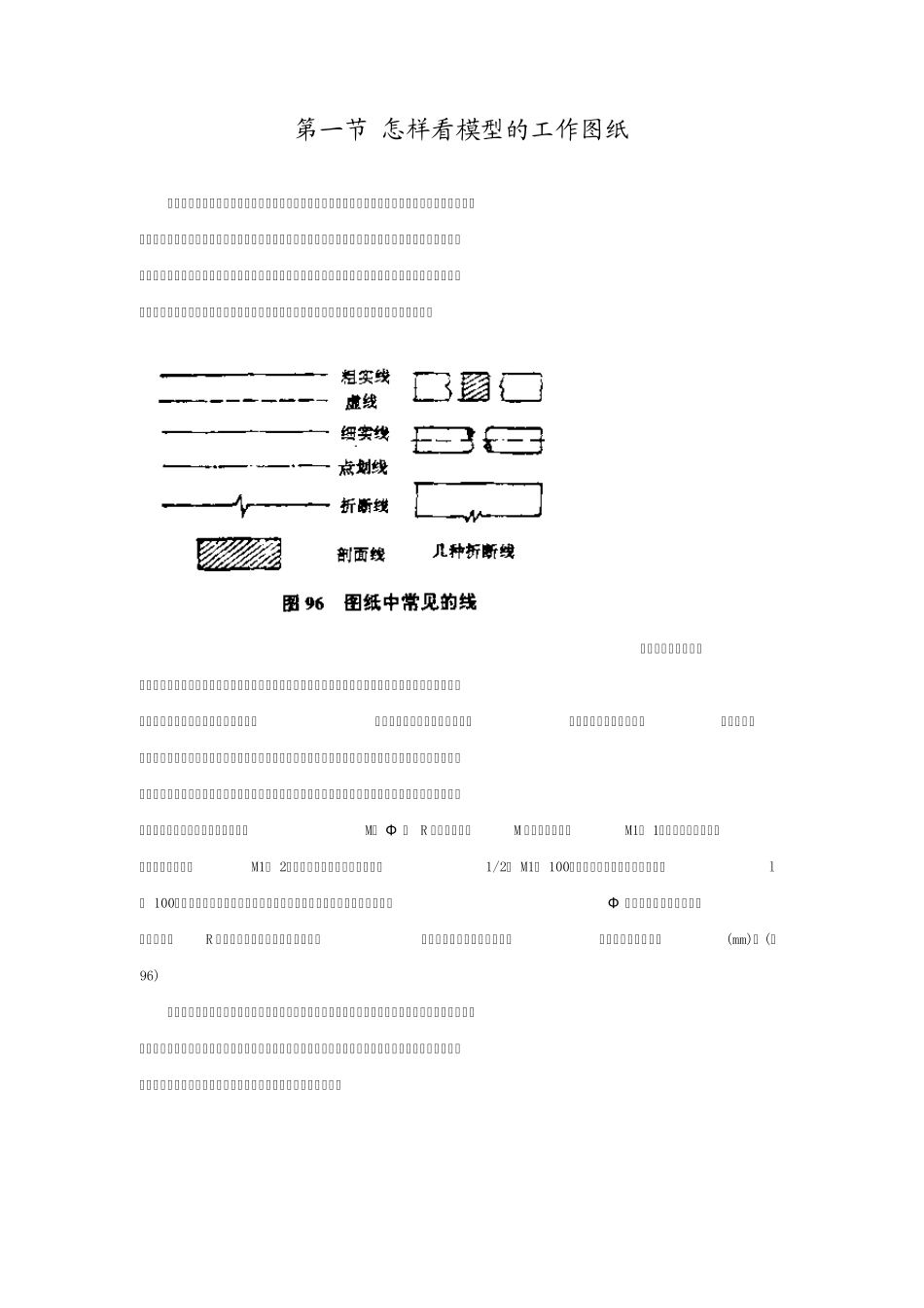第一节怎样看模型的工作图纸_第1页