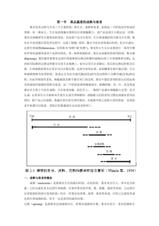 第一节果品蔬菜的成熟与衰老