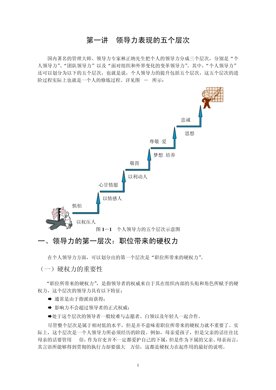 第一讲领导力表现的五个层次_第1页