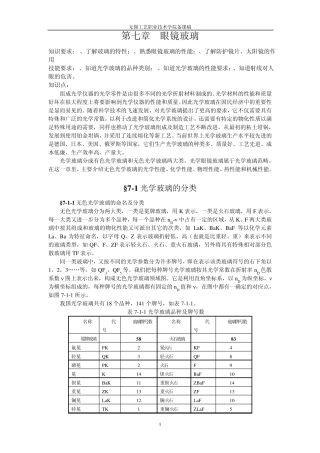 第七章眼镜玻璃