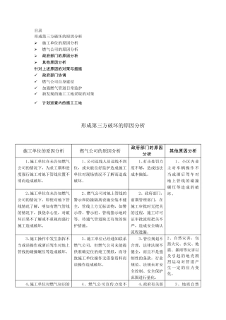 第三方破坏成因及对策