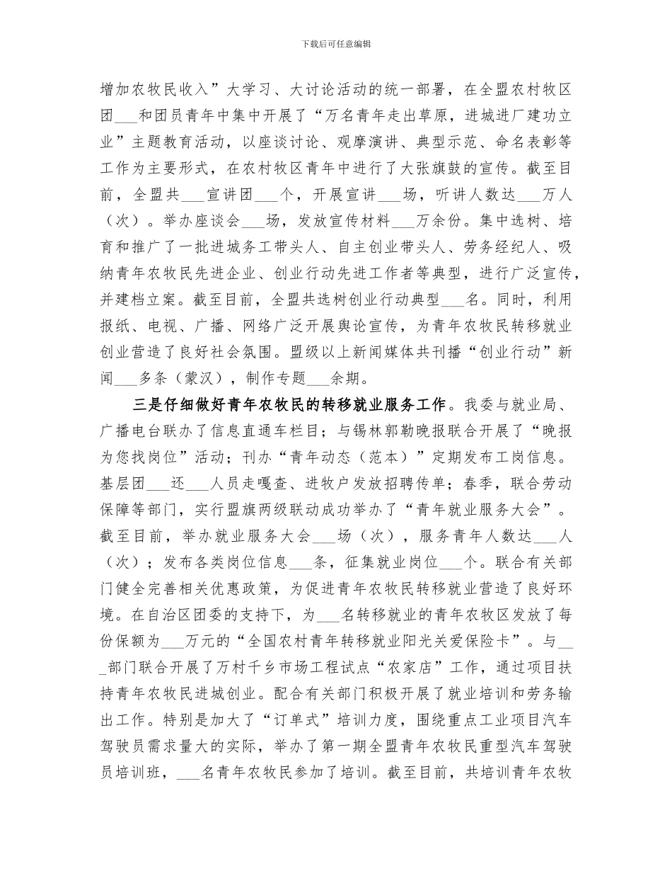 2024年市政府团委年度工作总结_第3页