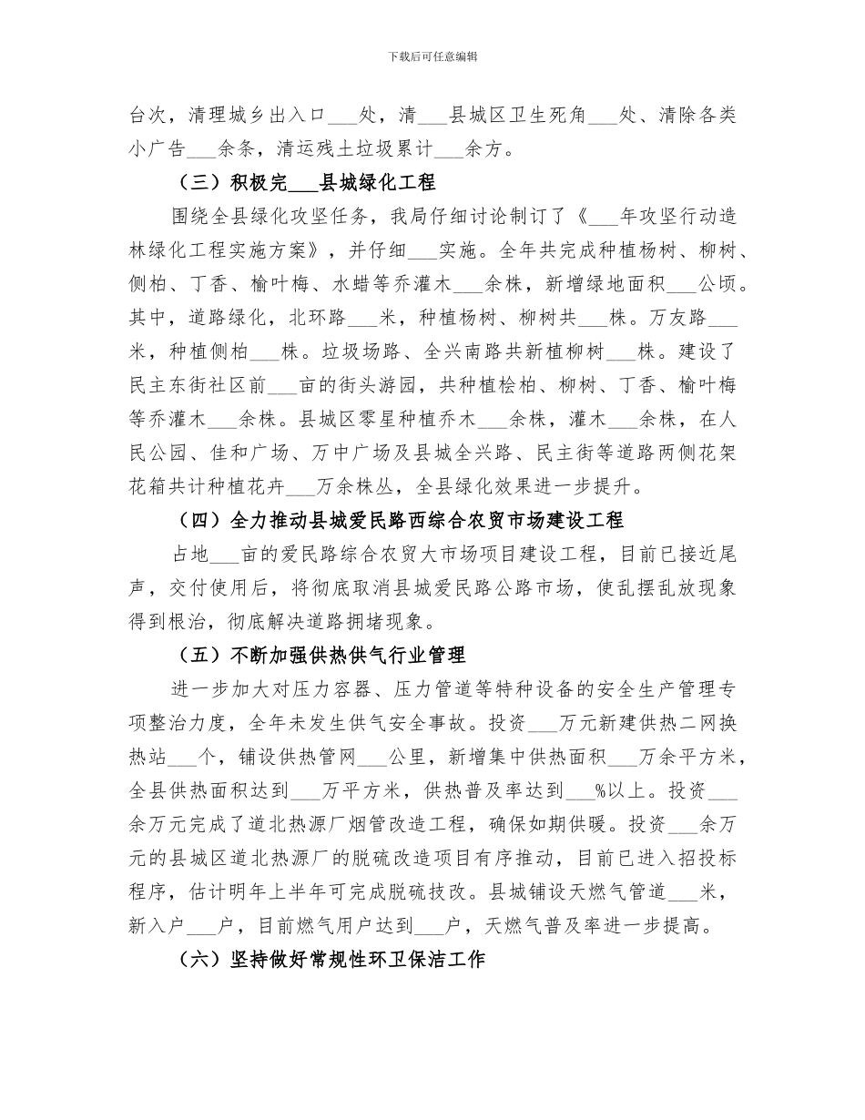 2024年市政管理局工作总结_第2页