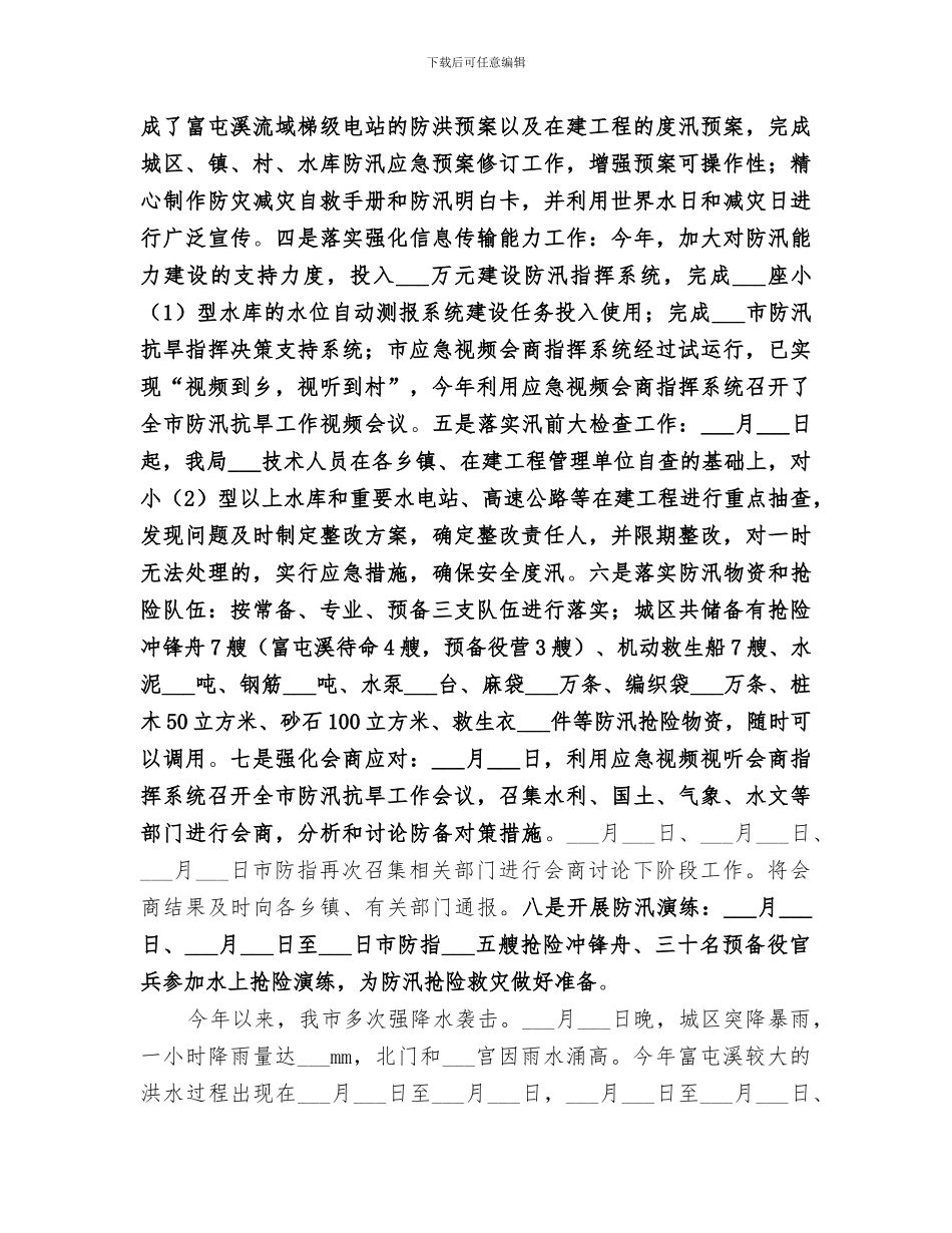 2024年市水利局工作总结及思路_第2页