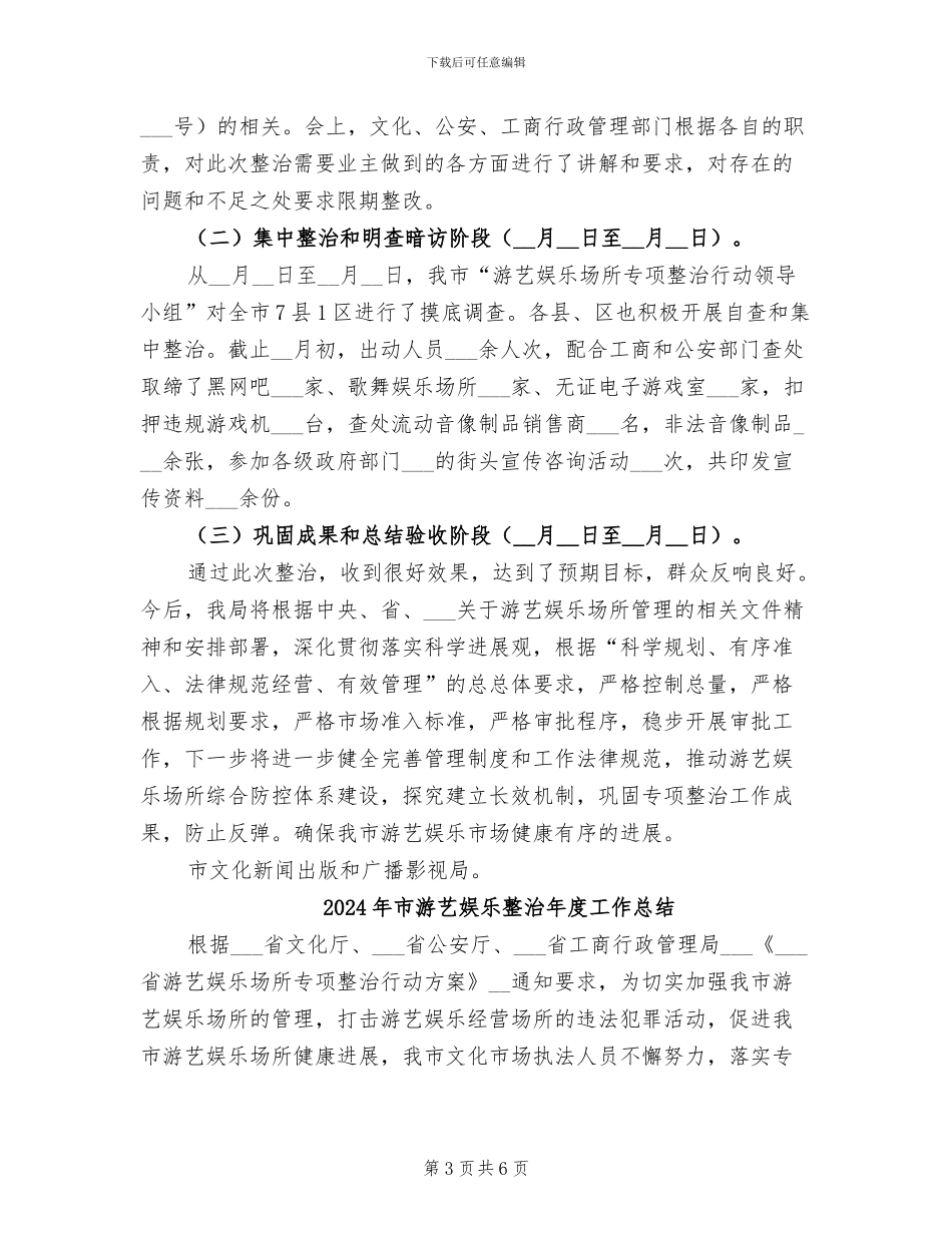 2024年市游艺娱乐整治工作年终总结_第3页