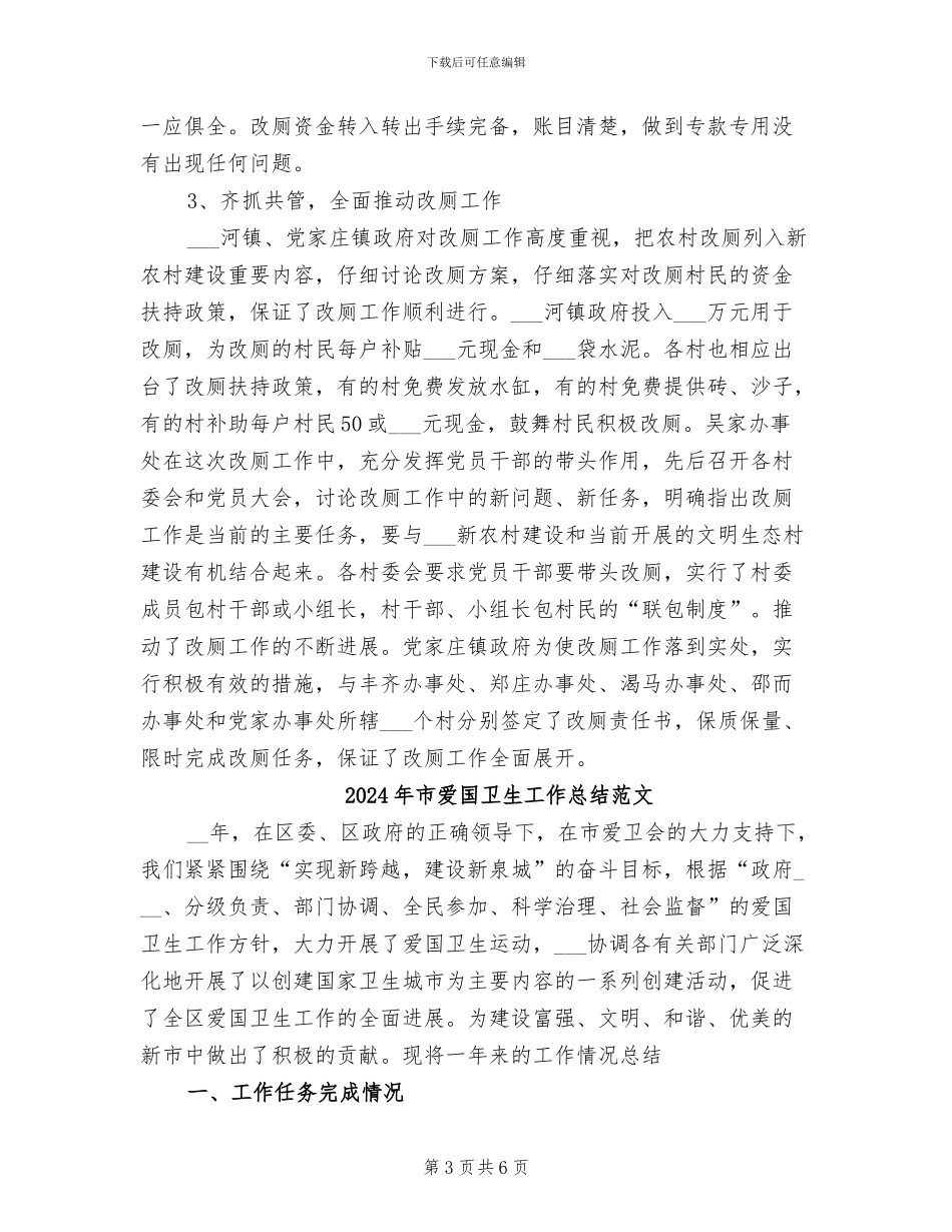 2024年市爱国卫生工作总结_第3页