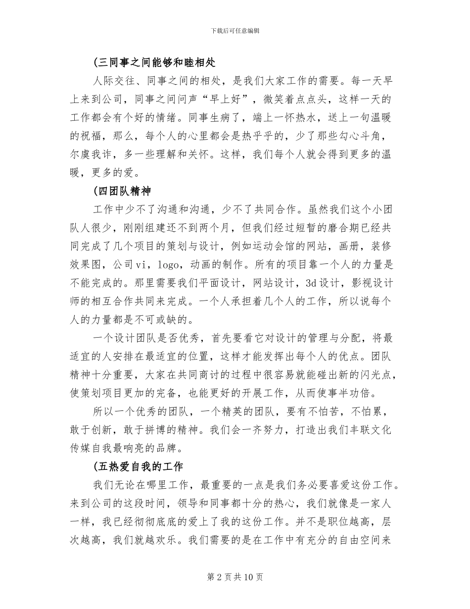 2024年平面设计师的工作总结三_第2页