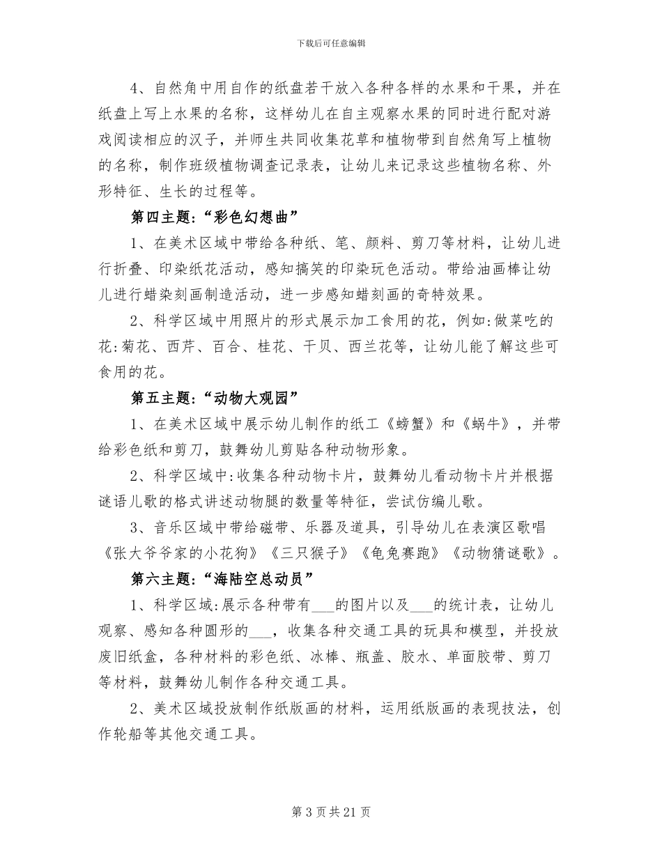 2024年幼儿园区域活动总结范文_第3页