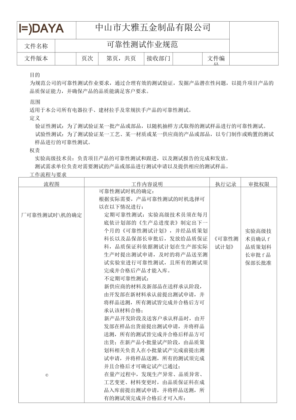 可靠性测试作业规范_第2页