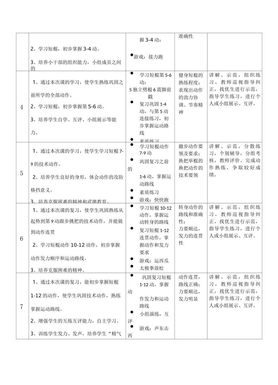 《健身短棍》教案_第3页
