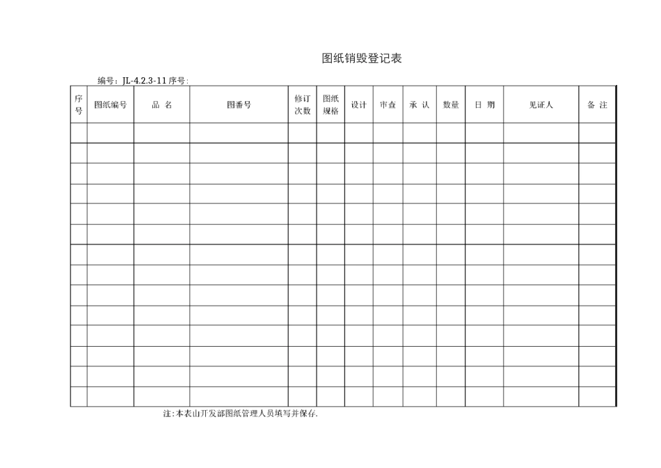 图纸管理表格_第3页