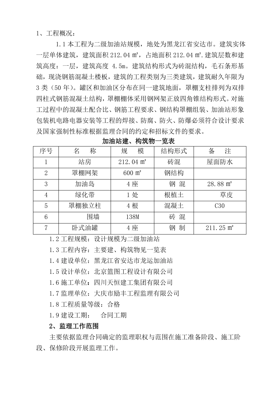加油站监理规划_第2页