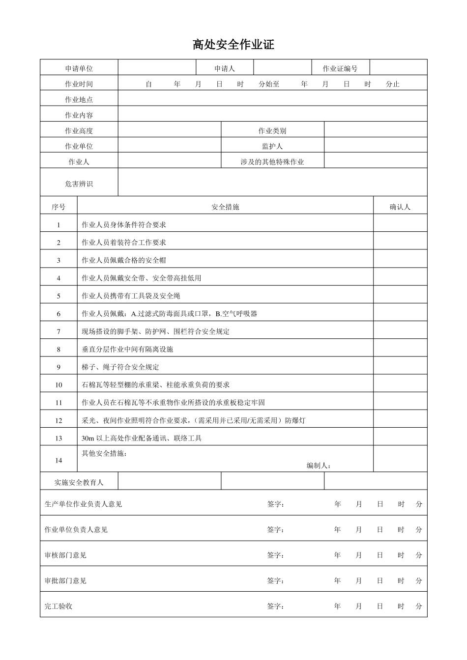 动火安全作业证_第3页