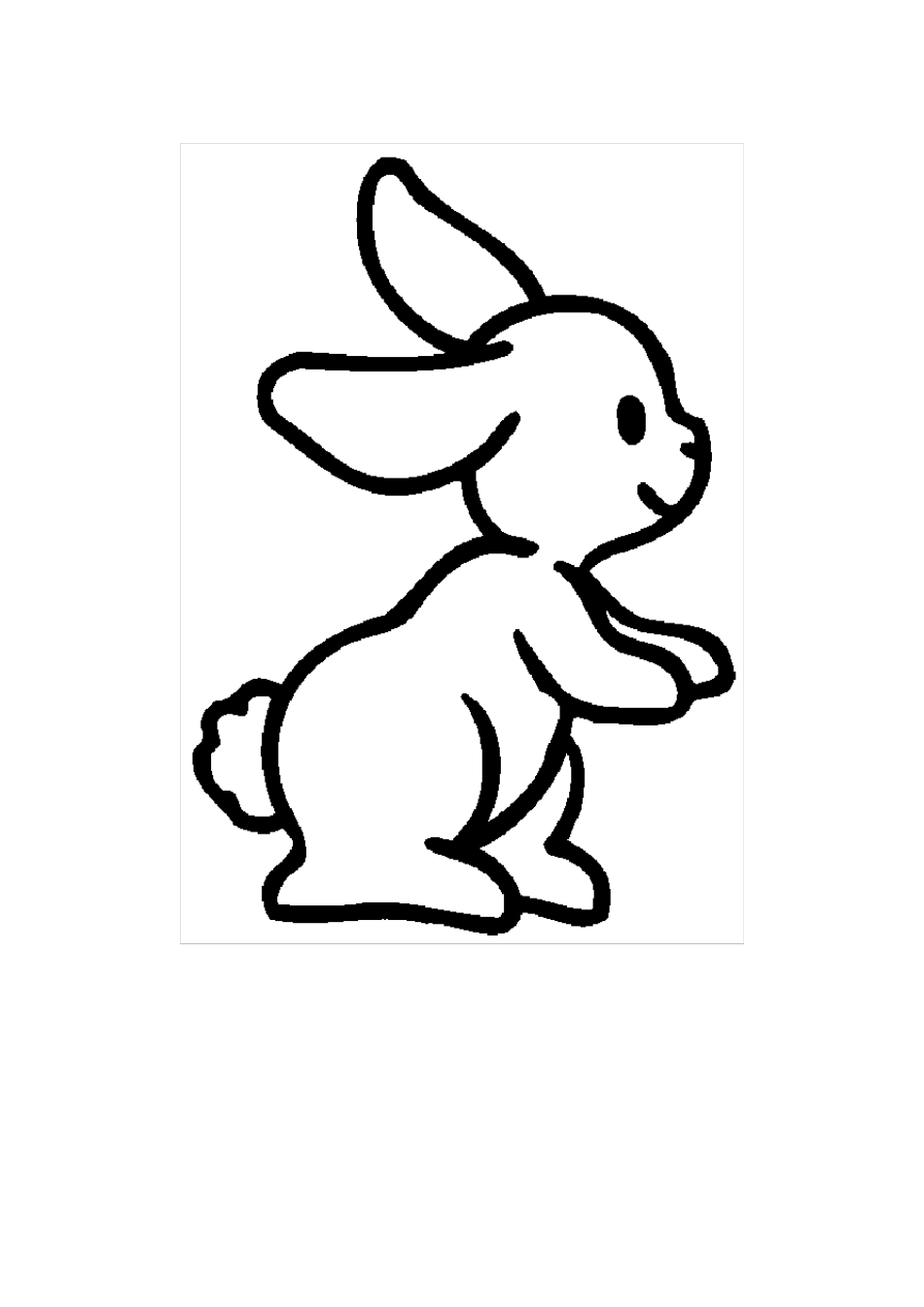 动物简笔画图片打印涂色_第3页