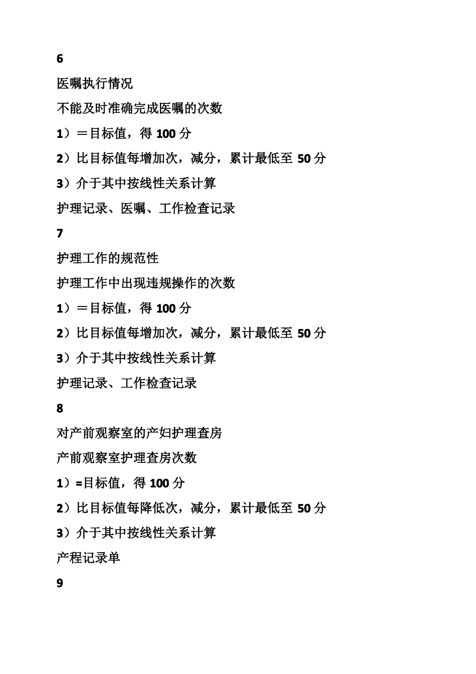 助产士绩效考核标准_第3页