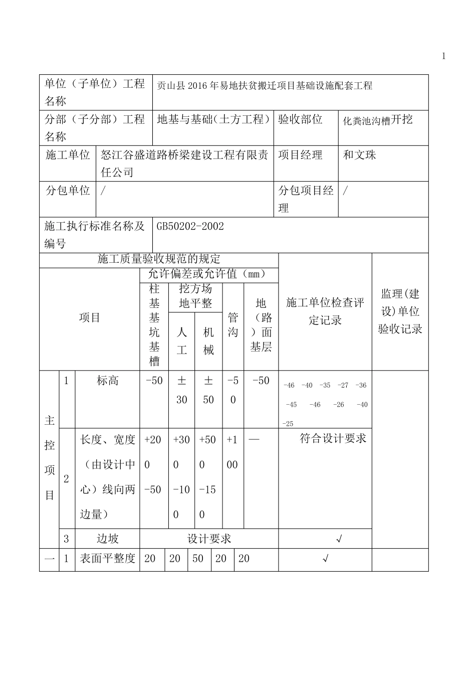 化粪池报审检验批_第2页