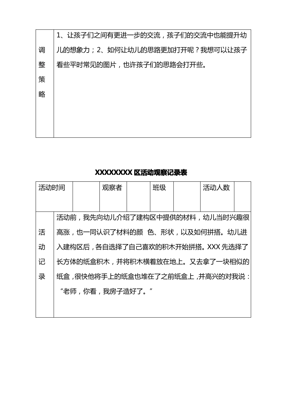区域活动观察记录表_第2页