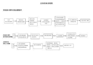 医院应急预案流程图突发重大事件应急处置程序