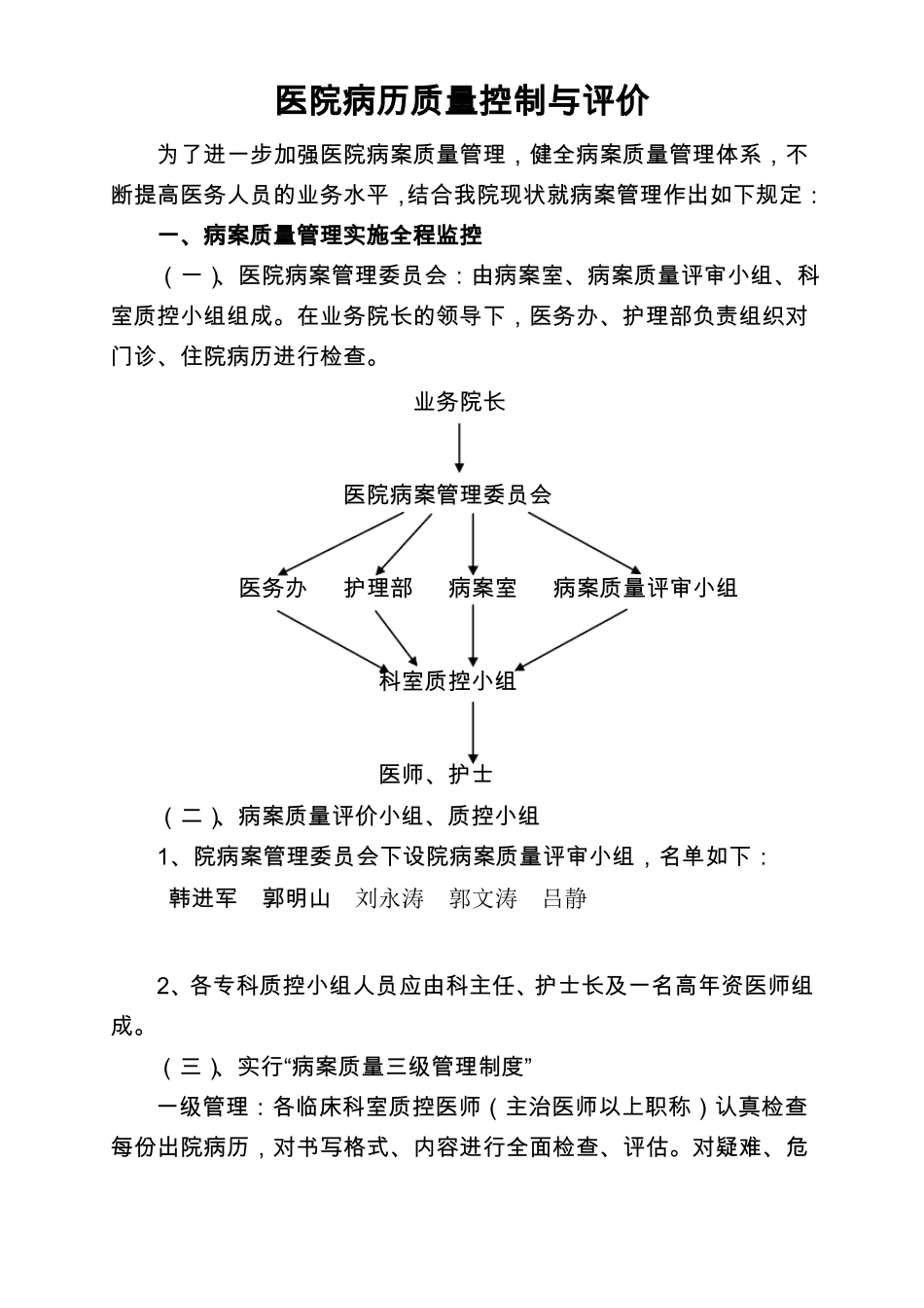 医院病历质量控制与评价_第1页