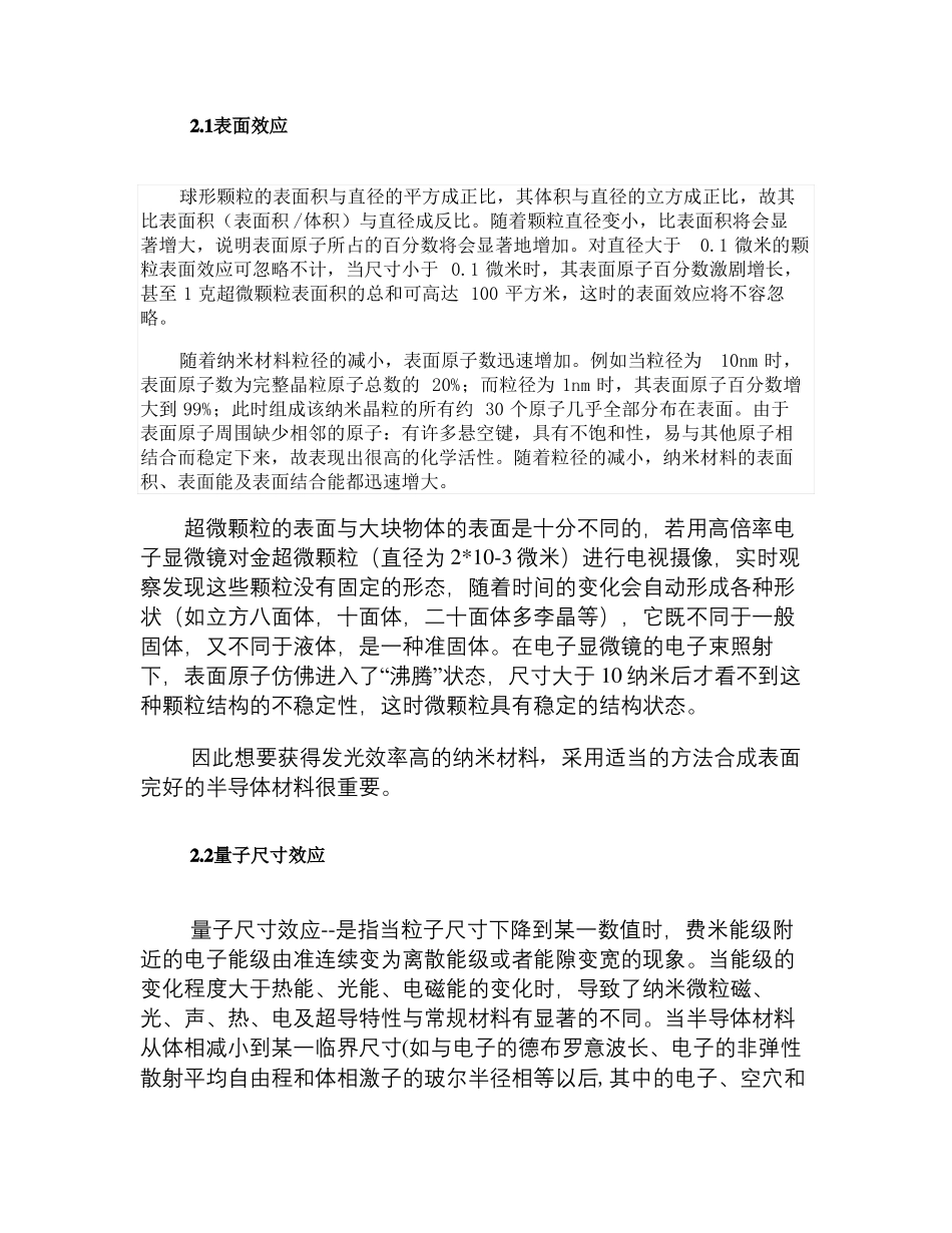 半导体纳米材料的制备方法精_第2页