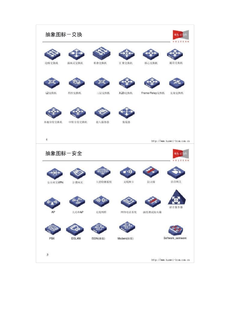 华为HUAWEI全系列产品visio图标库_第2页