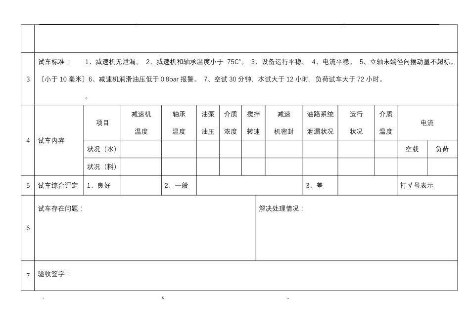单机试车原始记录表_第3页