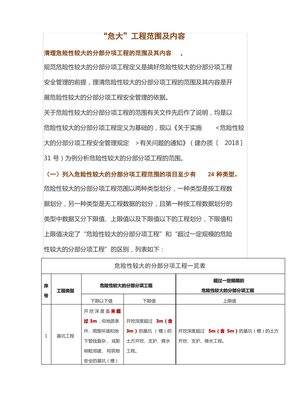 危大工程范围和内容_第1页