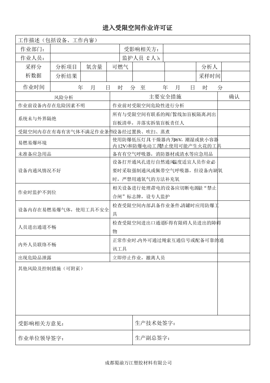 危险作业工作审批记录_第3页