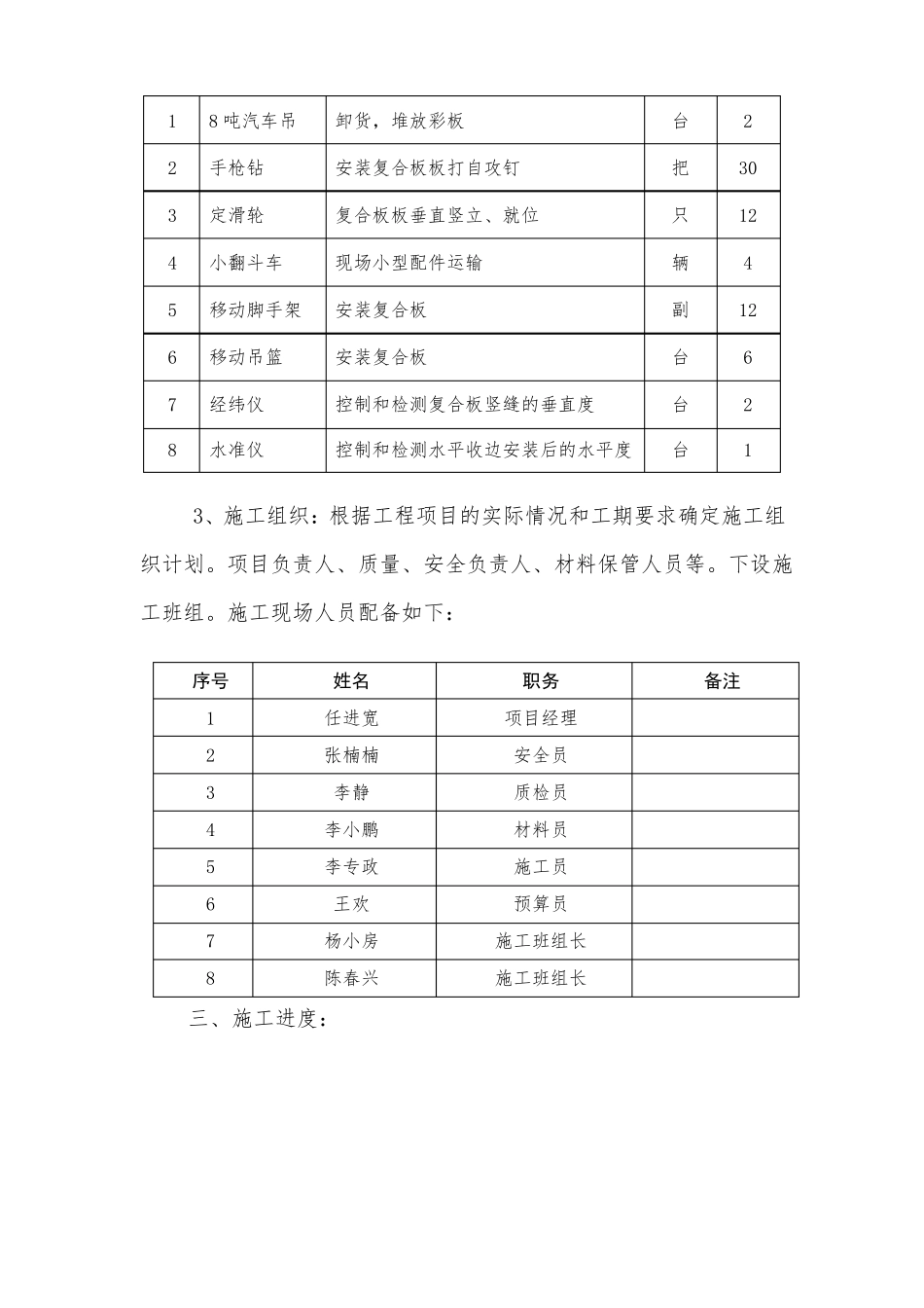 厂房库房屋面墙面彩钢板施工方案_第3页