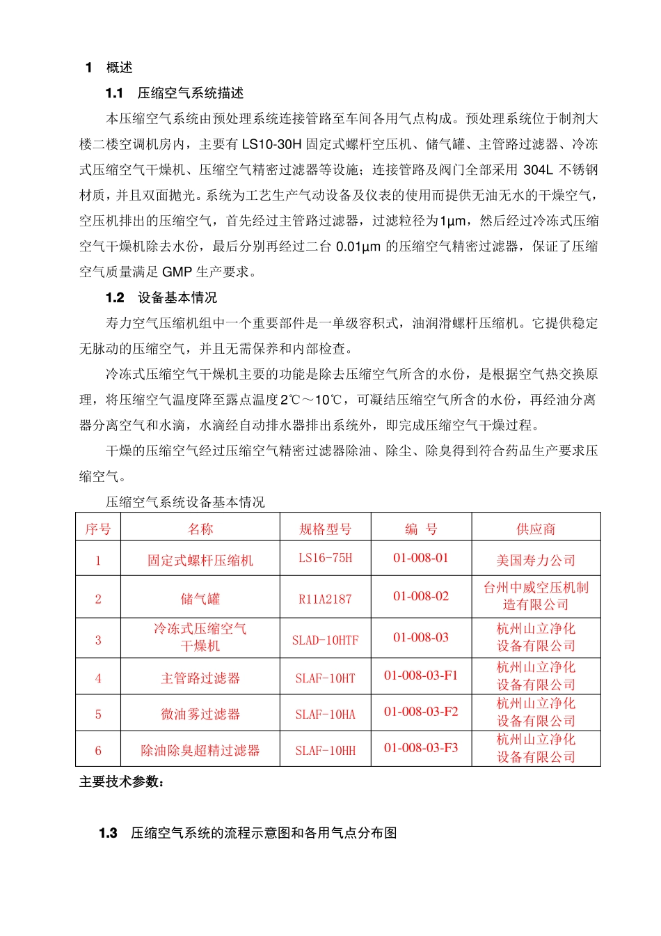 压缩空气系统验证方案剖析_第1页