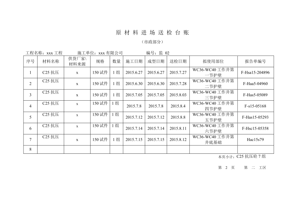 原材料进场送检台账_第2页