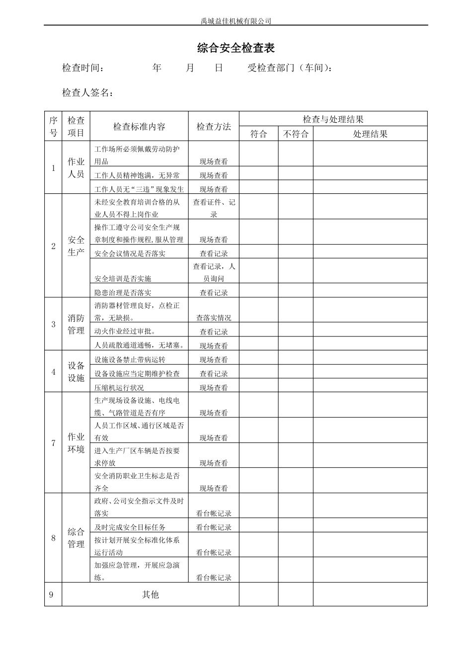 双体系隐患排查检查表_第2页