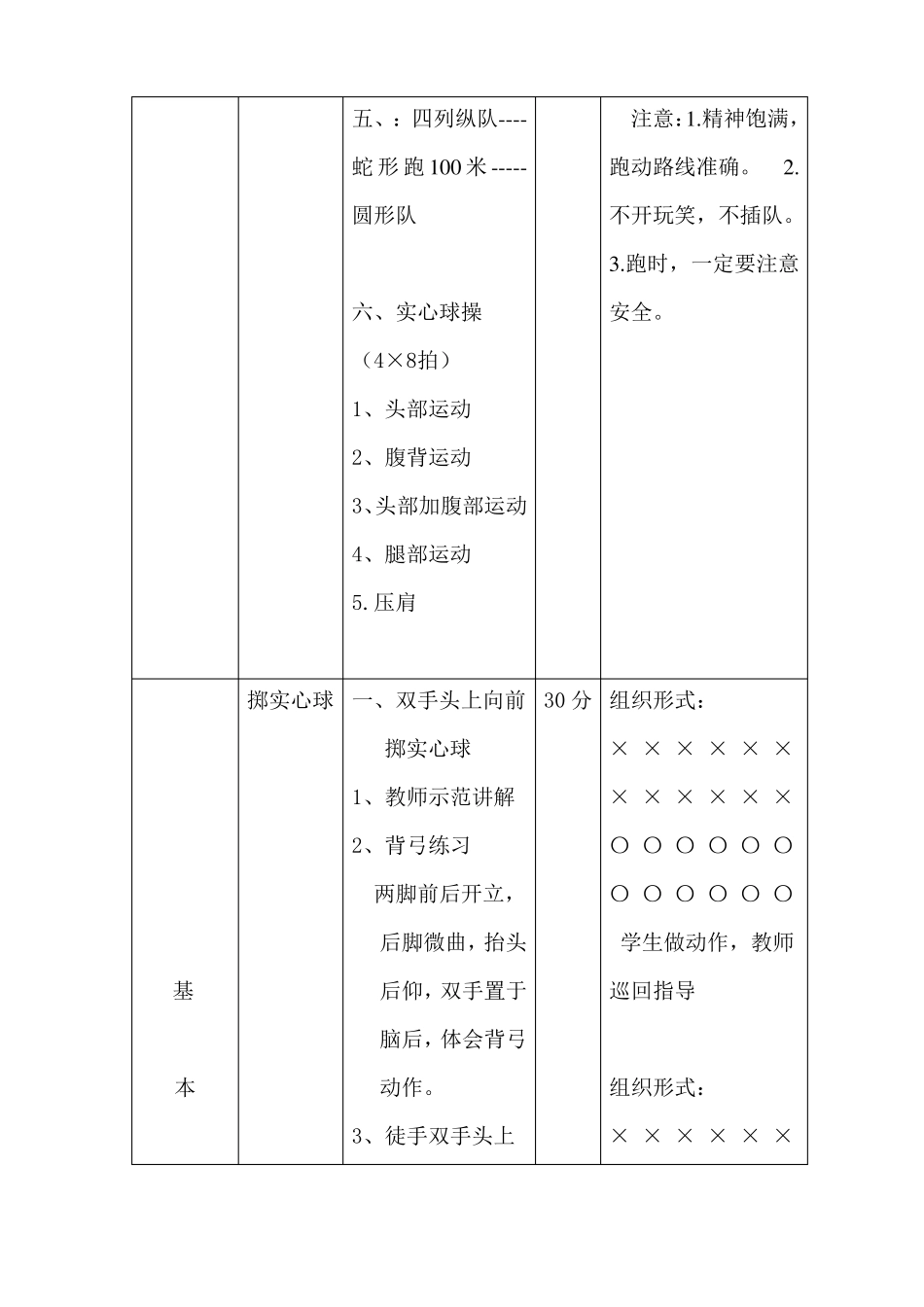 双手头上前掷实心球教案_第2页