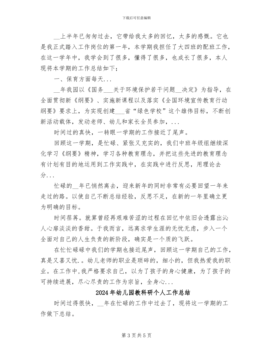 2024年幼儿园教科带头人个人总结_第3页