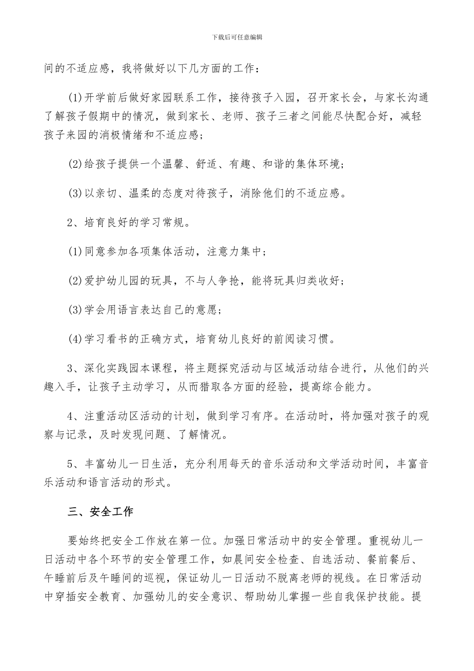 2024年幼师个人计划总结范文_第2页