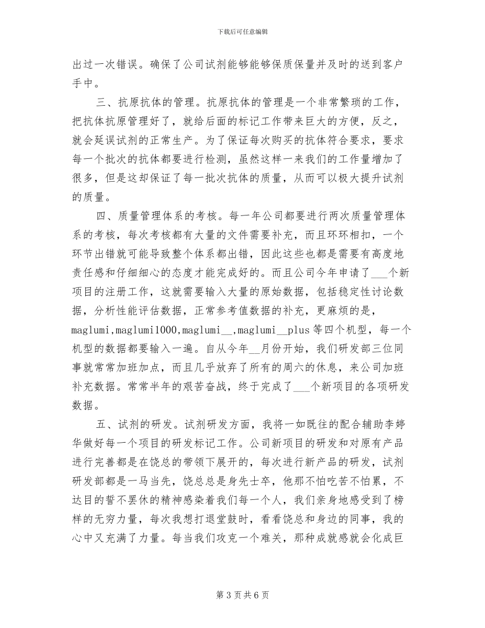 2024年度公司部门工作总结_第3页